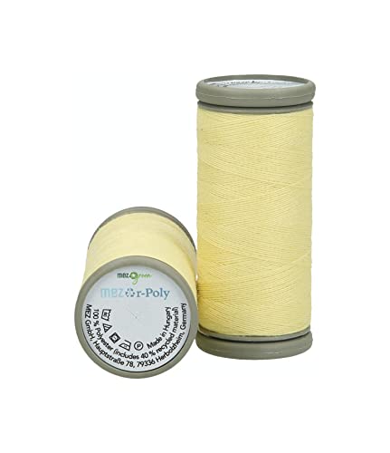 Fio para Costura MEZ R-Poly Amarelo (100 m) MEZ - Fibras para artesanato - amarelo, poliéster, 100 m