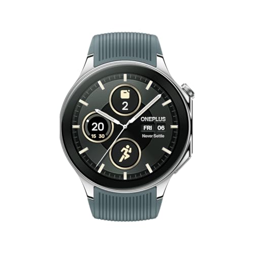 Smartwatch ONEPLUS Watch 2 (Bluetooth - 46 mm - Cinzento) OnePlus - Computadores - bluetooth, 46 mm, cinzento, inox
