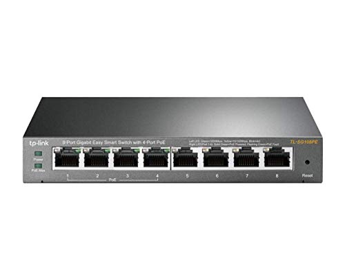 Switch TP-LINK TL-SG1024P (8 Portas Gigabit) TP-Link - Concentradores e comutadores - gigabit, 8 portas