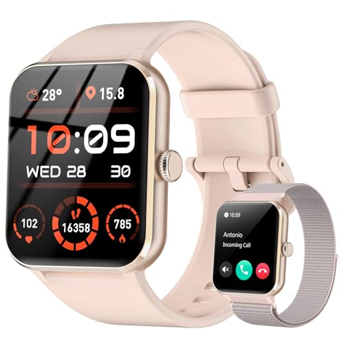 Smartwatch IOWODO R50 Rosa Bluetooth - Idade Mínima Recomendada: 14 anos IOWODO - Relógios - smartwatch, iowodo r50 rosa, bluetooth, 14 anos