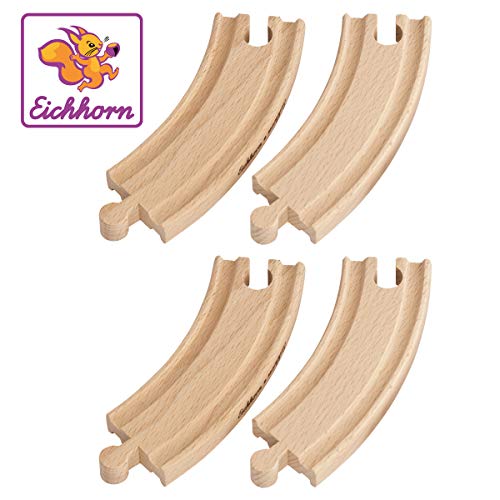 Peça para Pista Ferroviária EICHHORN 100001410 Eichhorn - Acessórios de trem de brinquedo - plástico, durável, crianças a partir dos 3 anos, 10 peças