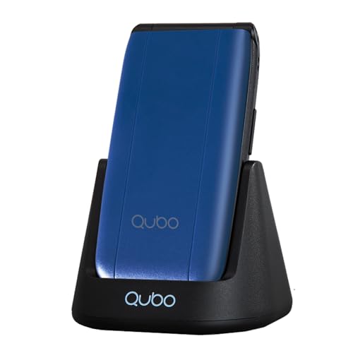 Telemóvel Sénior QUBO Flip (2.4'' - Preto) QUBO - Telemóveis - 2.4, preto, bateria, internet