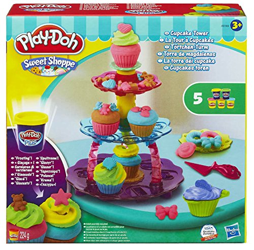 Play-doh Sweet Shoppe Cupcake Tower Hasbro Hasbro - Massa de modelar e putty - sweet shop, cupcakes, tower, play-doh