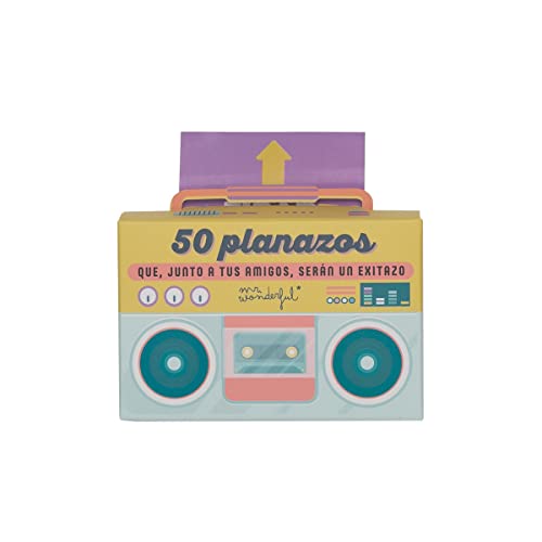 Caixa de Arrumação DISFRAZZES Mr. Wonderful (Multicor - Poliéster) Mr. Wonderful - Caixas de mudança e envio - 50 planos, músicas 80, playlist Spotify, design cassete