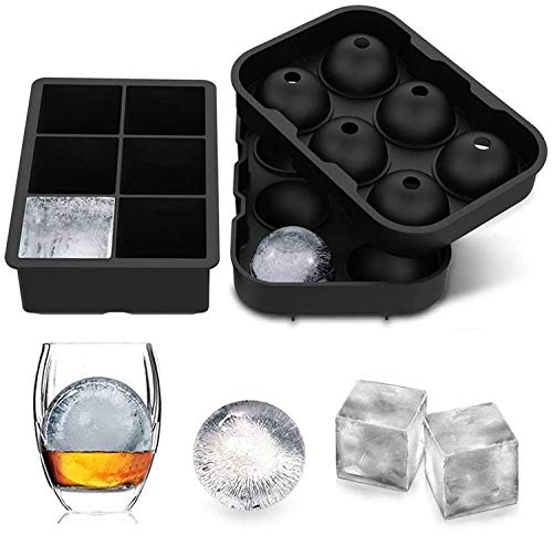 Molde de Silicone para Cubos de Gelo JISILE Jisile - Formas de gelo - silicone, cubos de gelo
