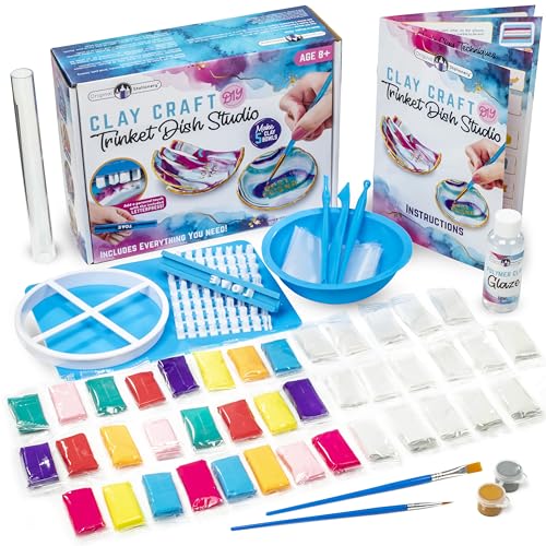 Kit de Artesanato para Crianças ORIGINAL STATIONERY 4 Peças Original Stationery - Argila e massa de modelar - kit artesanato, crianças, original stationery, peças, figurinha de gesso, moldes, esponja, pincel, tampa