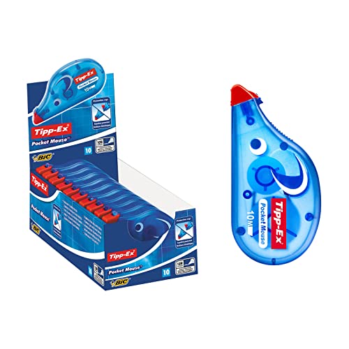 Fita Correctora BIC TIPP-EX Pocket Mouse (10 m x 4.2 mm) Tipp-Ex - Correção de fluídos, canetas e fitas - 10 m, 4.2 mm, alta qualidade, resistente