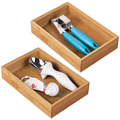 Separador de Gavetas MDESIGN 2 Peças (Castanho) mDesign - Cozinha & sala de jantar - separador, gaveta, 2 peças, castanho
