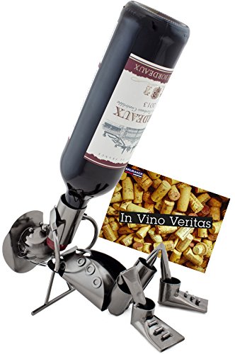 Suporte para Garrafa de Vinho COWGIRL Wine Bottle Holder BRUBAKER - Suportes para garrafas de vinho - suporte, garrafa, vinho, cowgirl