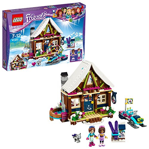 LEGO Friends 41323 Estação de Esqui Cabana LEGO - Blocos de encaixe - lego friends, estação de esqui, cabana, andrea, amy, motinha de neve