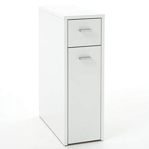 Armário de Cozinha FMD 930-001 (Branco - Melamina) FMD - Armários de armazenamento e armários de bloqueio - branco, melamina