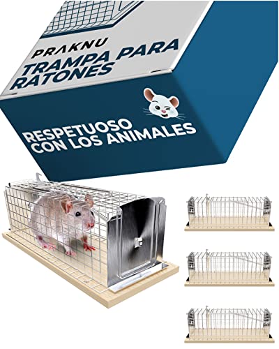 Rato Vivos Trapas Humanas 4 Unidades Ecologicas Niboline GmbH - Armadilhas de controle de pragas - ecológico, humano, 4 unidades