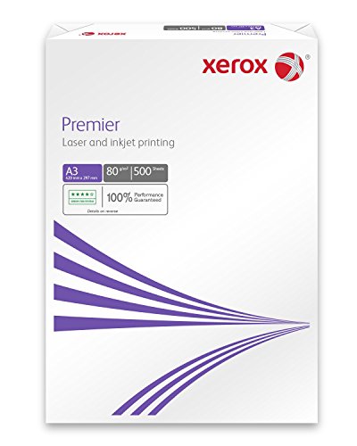 Papel para Impressão XEROX Premier A3 80G/M² Xerox - Papel de impressora e copiadora - a3, 80g/m², branco