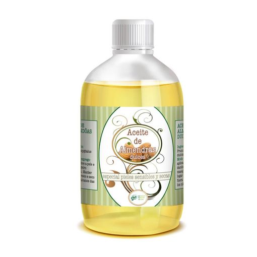 Óleo de Amêndoas Doces 500 ml GHF NATURALS GHF - Cuidados com a pele - hidratação, antirugas, massagem, 500 ml