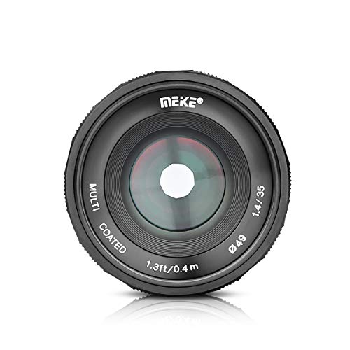 Objetiva MEIKE MK-35MM F/1.4 (Encaixe: Micro 4/3 - Abertura: f/16 - f/1.4) Meike - Lentes de câmera - micro four thirds, f/1.4, wide lens, 35mm