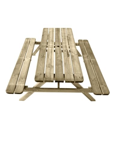 Mesa de Campismo OUTDOOR EXPO Picnic (Madeira - 177x152x71cm) JARDIN202 - Mesas de exterior - madeira, 177x152x71cm, picnic