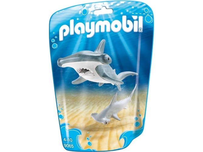 Playmobil 9065 Tubarão Martelo e Bebê PLAYMOBIL - Brinquedos - tubarão, bebé, peixes