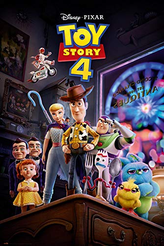 Póster ERIK EDITORES Disney Toy Story 4 (91,5 x 61 cm) Merchandising - Pósteres, impressões e arte visual - disney, toy story 4, poster