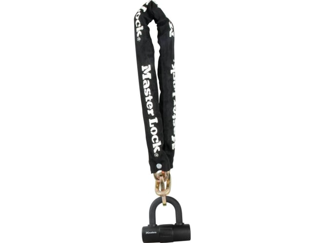 Cadeado de Bicicleta MASTERLOCK 8234EURDPRO (Preto - 90cm) Master Lock - Fechaduras e chaves - fecho em U, aço endurecido, 14mm diâmetro, segurança alta