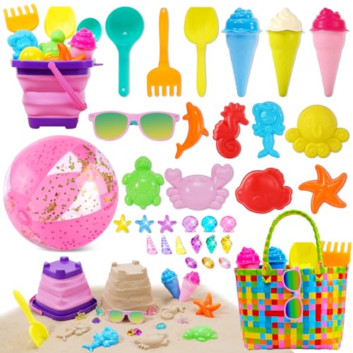 Conjunto de Areia Echehi 37 Peças (Idade Mínima Recomendada: 3 anos) Echehi - Brinquedos - conjunto, areia, echehi, 37 peças, cubo plegável, bolsa de rede