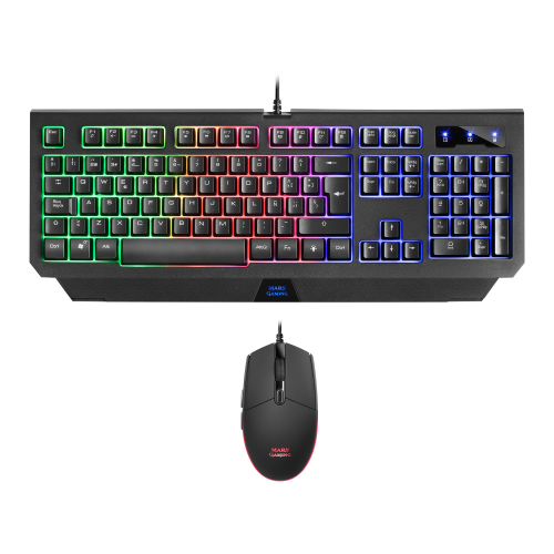 Teclado MARS GAMING MCP100ES (USB - Idioma Português) Mars Gaming - Conjuntos de acessórios de computador - usb, português