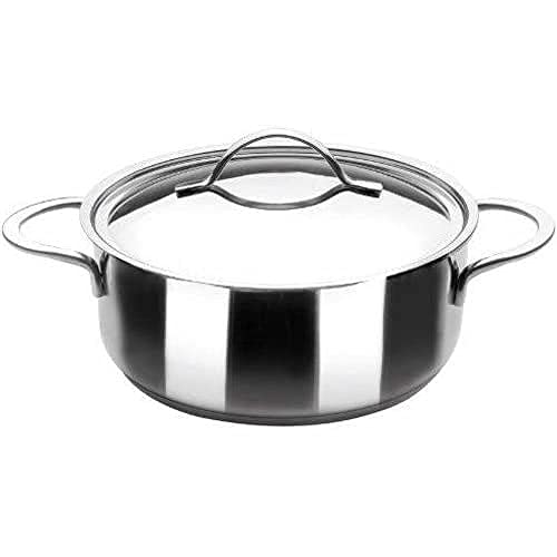 Caçarola com Tampa de Vidro Ibilis Noah Ø 26 Cm IBILI - Panelas de molho - panela, aço inoxidável, tampa de vidro, Ø 26 cm