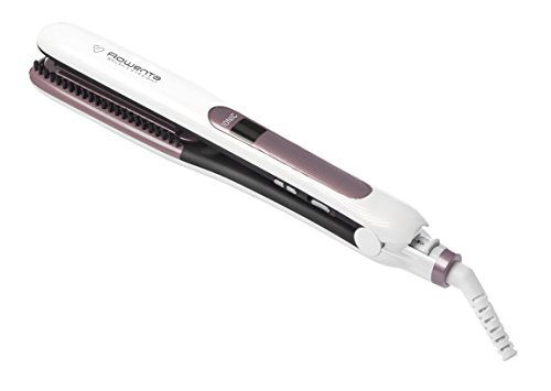 Alisador ROWENTA Premium Care Brush & Straight (Cerâmica - 150 °C) Rowenta - Acessórios de banheiro - cerâmica, 150 °c, preto prateado