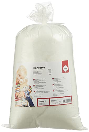 Enchimento de Almofada RAYHER (Branco - Poliéster) 
Marca:
RAYHER HOBBY
 - Material de enchimento e acolchoamento - poliéster, higiênico, lavável
