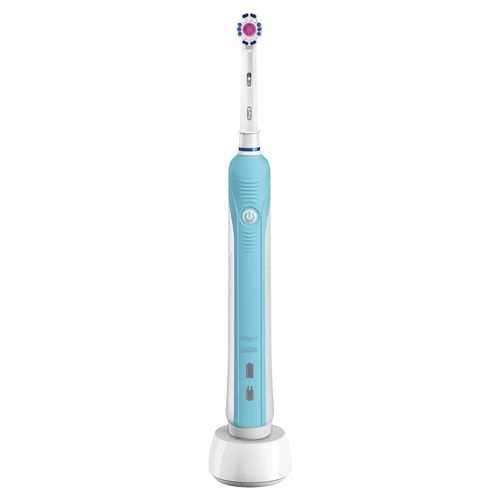 Escova de Dentes Elétrica ORAL B Pro 2 80342386 Azul Oral-B - Escovas de dentes - elétrica, 3D, 2 minutos, limpeza profunda