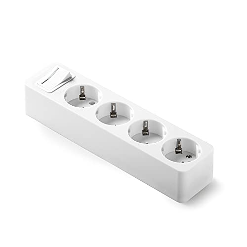 Extensão Elétrica FAMATEL com Interruptor e Sem Cabo (4 Tomadas) Famatel - Fios e cabos elétricos - interruptor, sem cabo, 4 tomadas, proteção infantil
