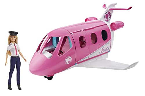 BARBIE: Avião De Sonhos (Idade Mínima Recomendada: 3 anos) 
Marca:
Barbie
 - Conjuntos de brinquedos - avion, sonhos, barbie, viagem, pilotar