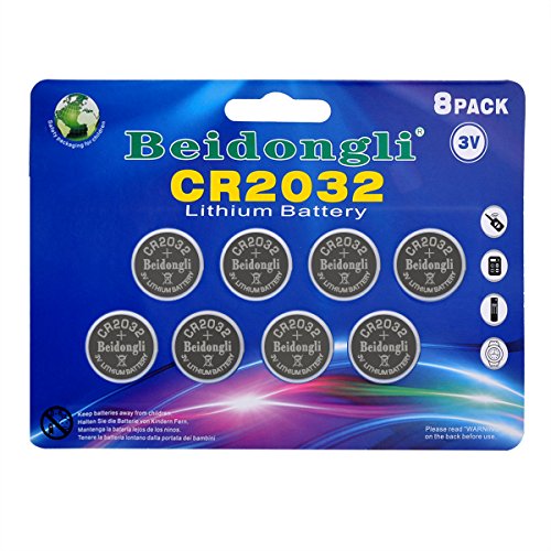 Pilha Recarregável CR2032 3V 8 unidades (Consumível Imagem e Som) Fortune - Baterias de uso geral - litio, 3V, 220 mAh, cr2032
