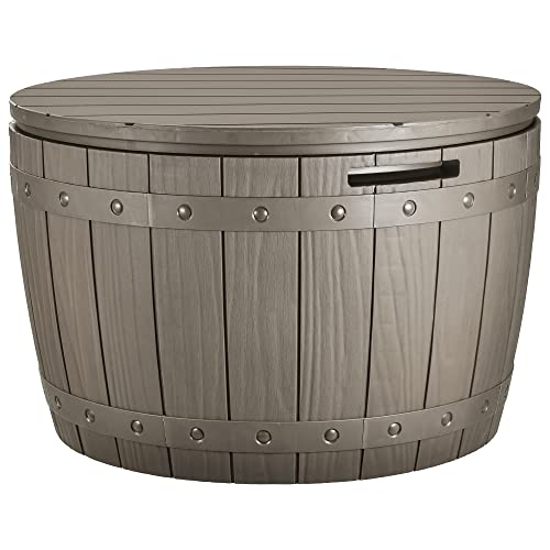Caixa de Arrumação YITAHOME 127L (Cinzento) YITAHOME - Caixas de armazenamento externas - 127L, 20 kg, plástico, cinzento