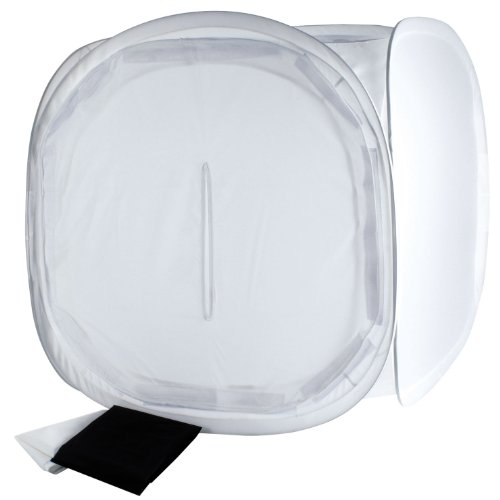 Tenda de Luz Fotográfica HELIOS 428503 (Branco - Poliéster) Helios - Iluminação de estúdio & flashes - 80x80x3,8cm, poliéster, branco