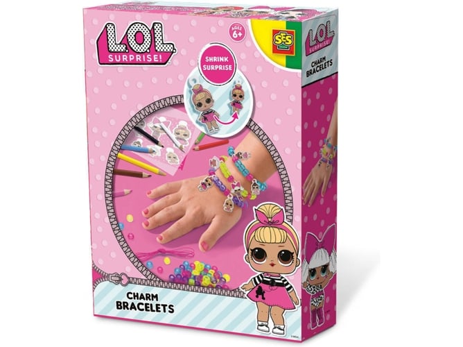 Kit de artesanato para crianças SES CREATIVE 000001-01 SES - Kits de artesanato de brinquedos - kit de artesanato, crianças, ses creative, personagens, pulseira lol surprise