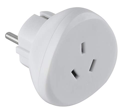 Adaptador ELECTROLINE 770060 (Australia e China - Branco) Electraline - Conversores e adaptadores de viagem - austrália, china, branco