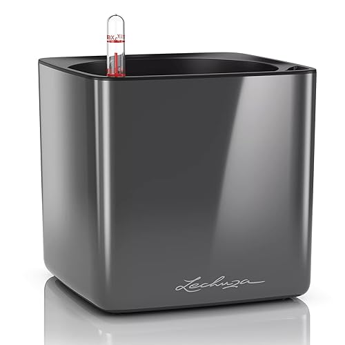 LECHUZA Maceta Cubo 16 (16L - Poliéster) LECHUZA - Vasos e canteiros - 1,6L, poliéster