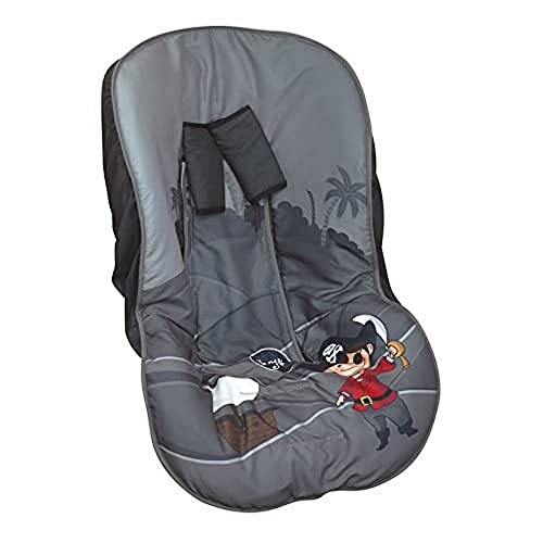 BabyLine Capa Carro Pirata Azul e Preto (Recondicionado Como Novo) Babyline - Acessórios para cadeirinhas de bebê - azul, preto, lavável, resistente