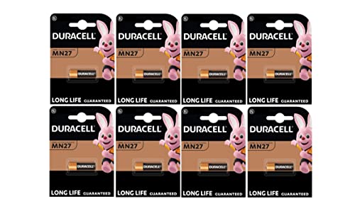 Pilhas DURACELL 8X Duracell Mn27 27A A27 8Lr732 Duracell - Baterias - 1,5 V, 120 mAh, alcalino, aa