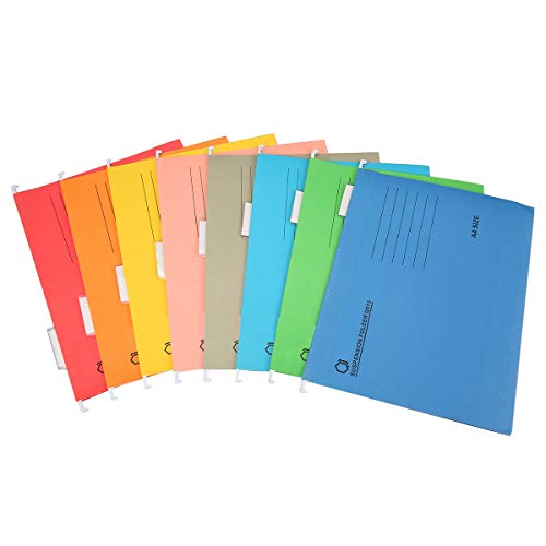 Pasta Organizadora CLOEN 8 Cores (A4 - Polipropileno) ExeQianming - Pastas de arquivo - organizadora, 8 cores, polipropileno, a4