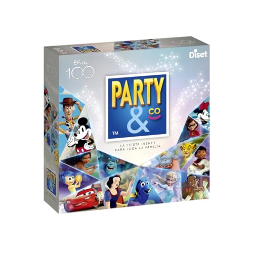 Jogo de Tabuleiro DISNEY PARTY&CO (Idade Mínima Recomendada: 4 anos) Diset - Jogos - jogo de tabuleiro, disney, 4 anos, 3-20 jogadores