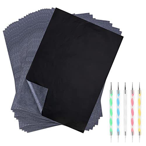 Papel de Carvão com Lápis de Calco (100 Folhas) MXTIMWAN - Papel de arte e artesanato - carvão, lápis, calço, 100 folhas