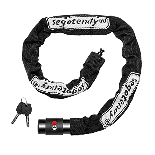 Cadeado de Bicicleta SEGOTENDY 8Mm 1020G com Mangas Segotendy - Fechaduras e chaves - 8mm, fecho único, ajustável, segurança
