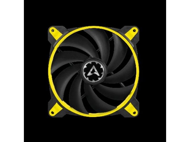 Arctic Bionix F120 Caixa de Computador Ventoinha 12 Cm Preto Amarelo Arctic - Peças de refrigeração de sistema de computador - 1,2 cm, 1800 rpm, 69,4 m³/h, preto amarelo