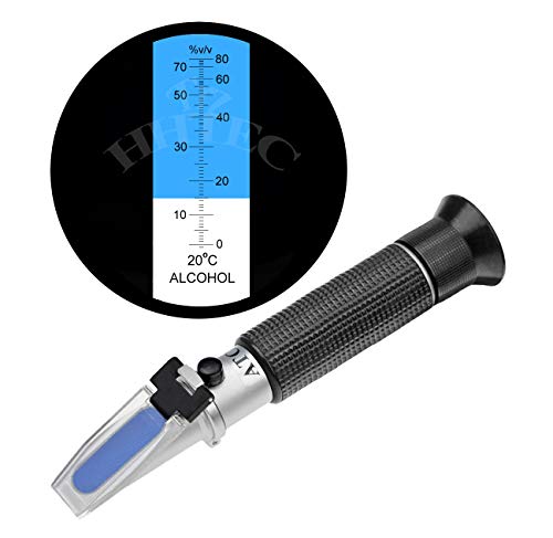 Medidor de Alcool HHTEC 1.000.001 (0-80%) HHTEC - Ferramentas de medição e sensores - medidor, álcool, 0-80%
