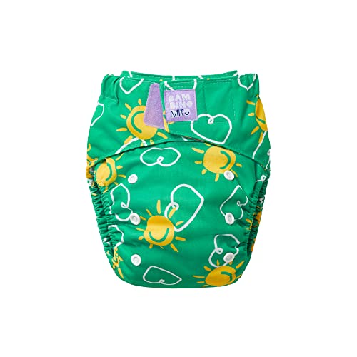 Fralda de Bebé BAMBINOMIO Reutilizável 100% Orgânica (0-3 anos) Bambino Mio - Fraldas - reutilizável, 100% orgânica, resistente à água, aderência suave