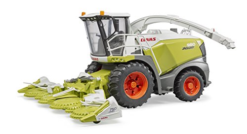 Trator BRUDER Claas Jaguar 980 com Atrelado Bruder - Veículos de brincar - trator, bruder, claas jaguar 980, atrelado, ceifeira, escala 1:16