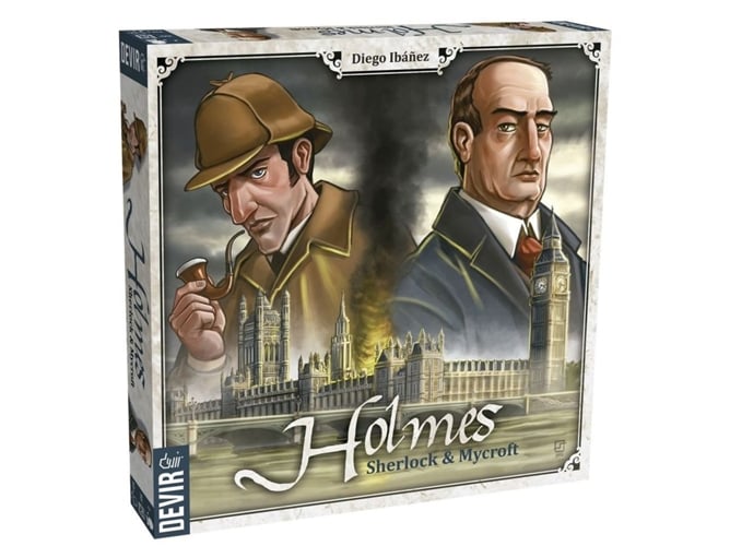 Jogo de tabuleiro DEVIROO Holmes: Sherlock and mycroft Devir - Jogos - jogo, tabuleiro, deviroo, Sherlock, mycroft