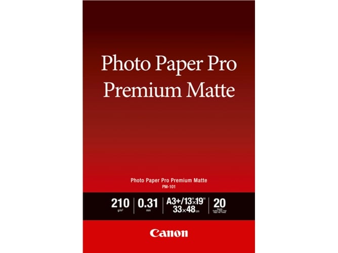 Papel Fotográfico CANON Premium Matte Photo Paper Canon - Papel de impressora e copiadora - papel fotográfico, canon, premium matte, impressão de fotografias, artigos profissional
