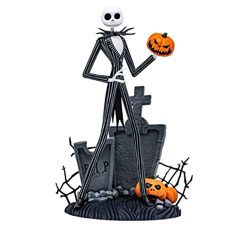 Figura de Ação DISNEY JACK SKELLINGTON (30,5 x 6,7 x 39 cm) ABYSSE - Brinquedos - pvc, intermutável, base detalhada, 18 cm